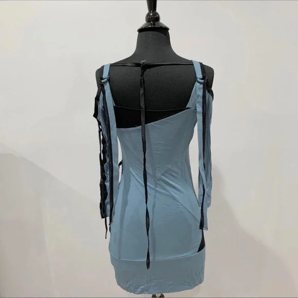 Salvage Dress Blue , made by Salvage Clothing is in excellent condition - Picture 2 of 4